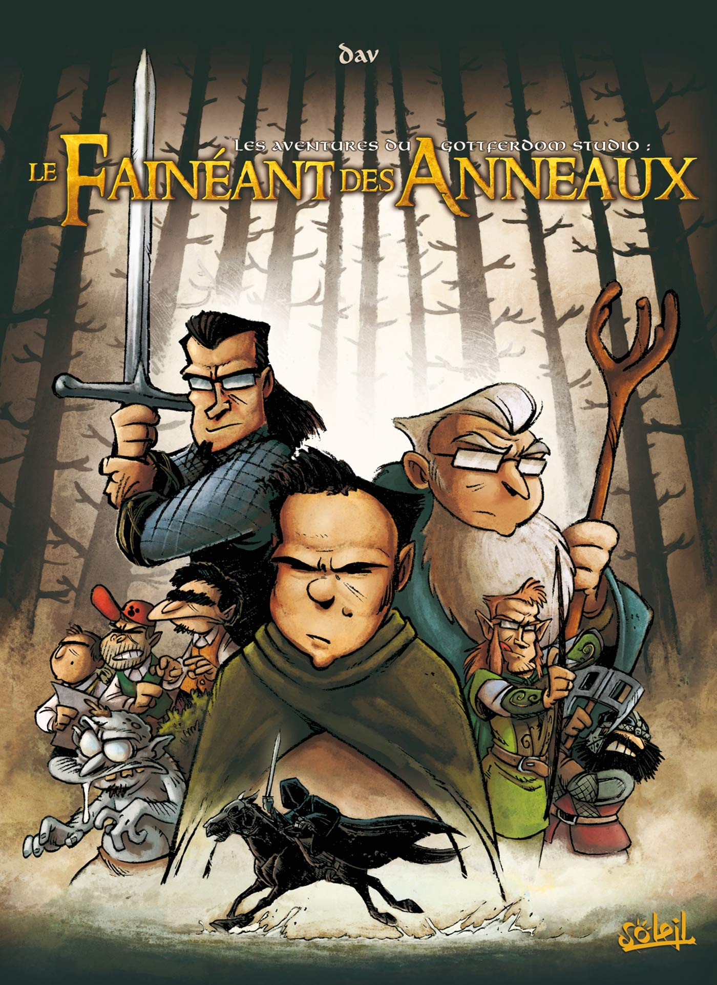 jaquette album Les Aventures du Gottferdom Studio T01: Le Fainéant des anneaux