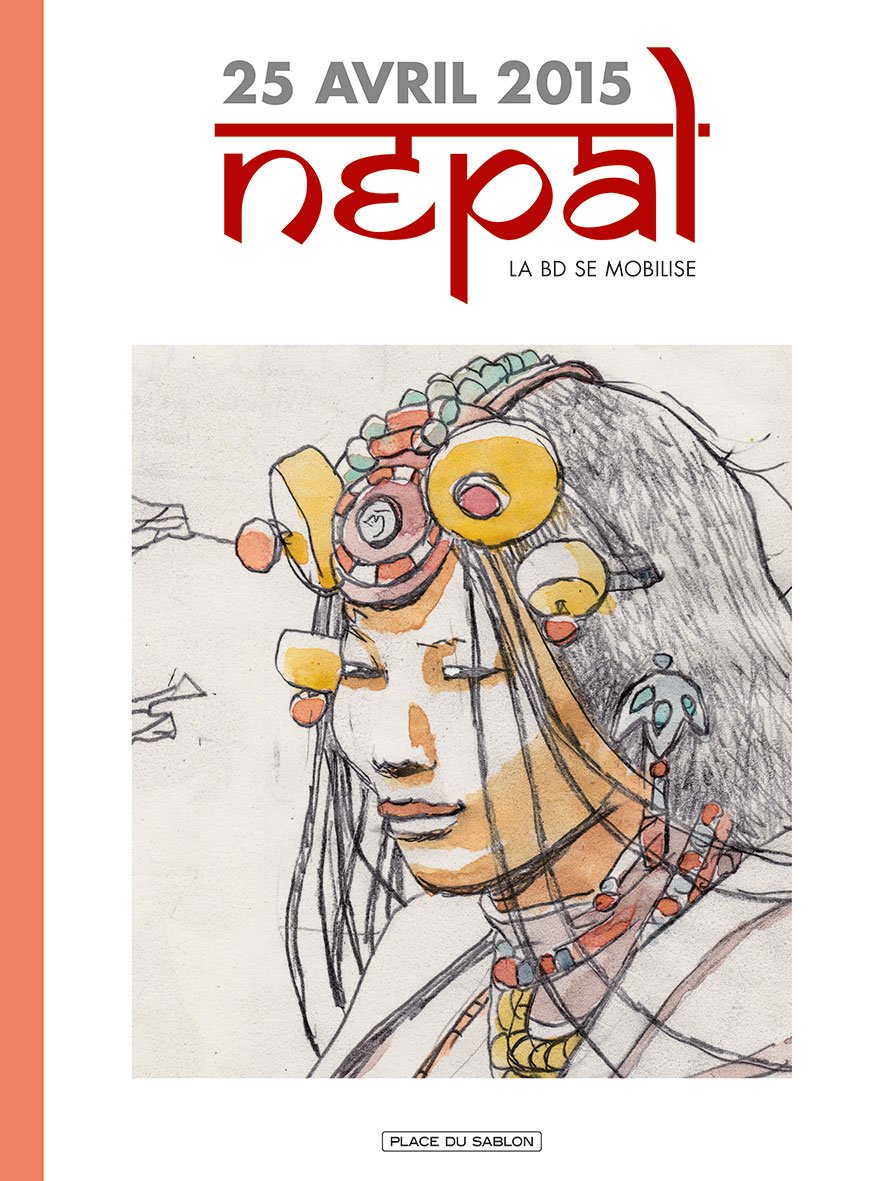 jaquette album Nepal, 25 Avril 2015 - La BD se mobilise