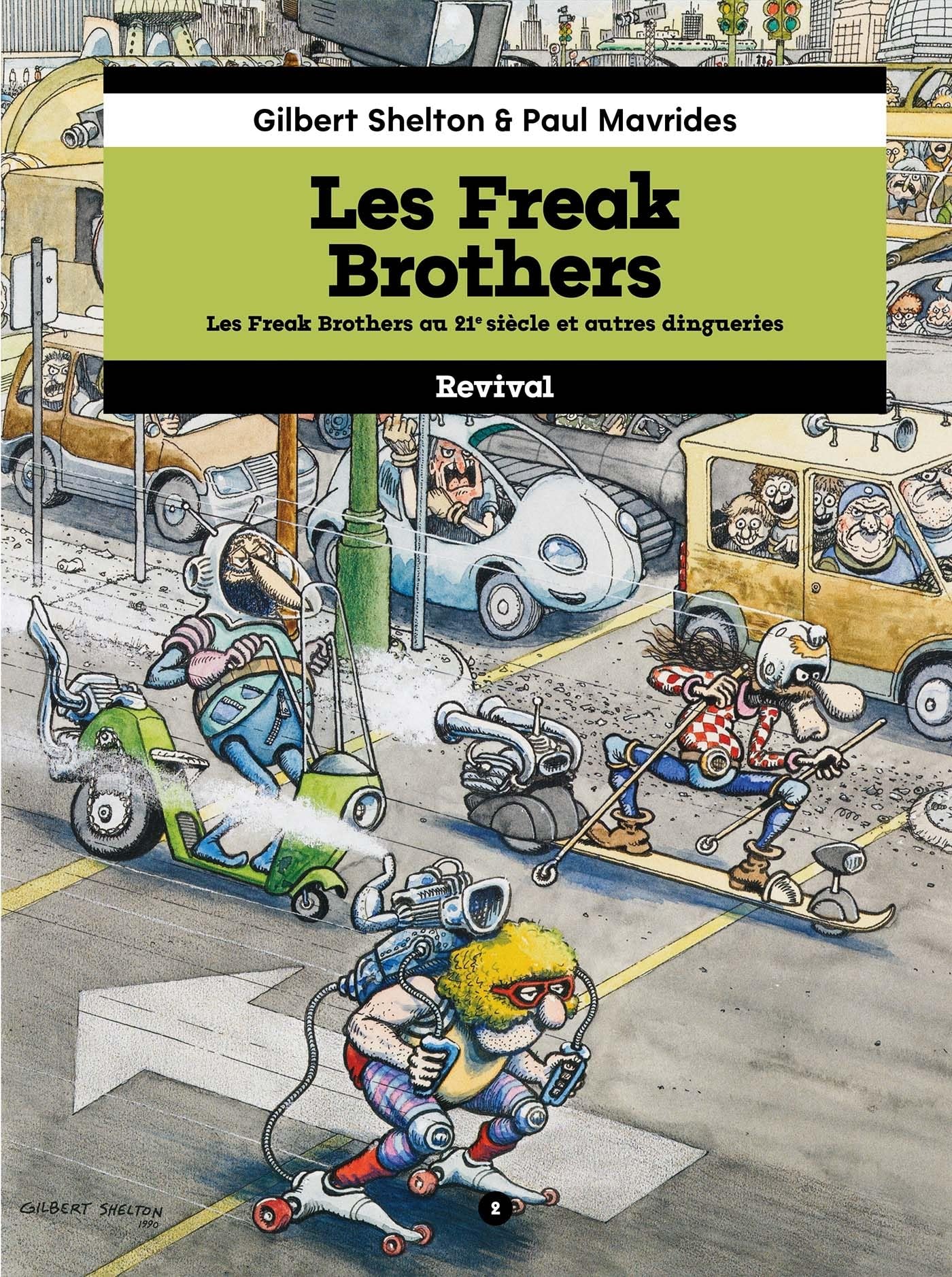 jaquette album Les Freak Brothers tome 2