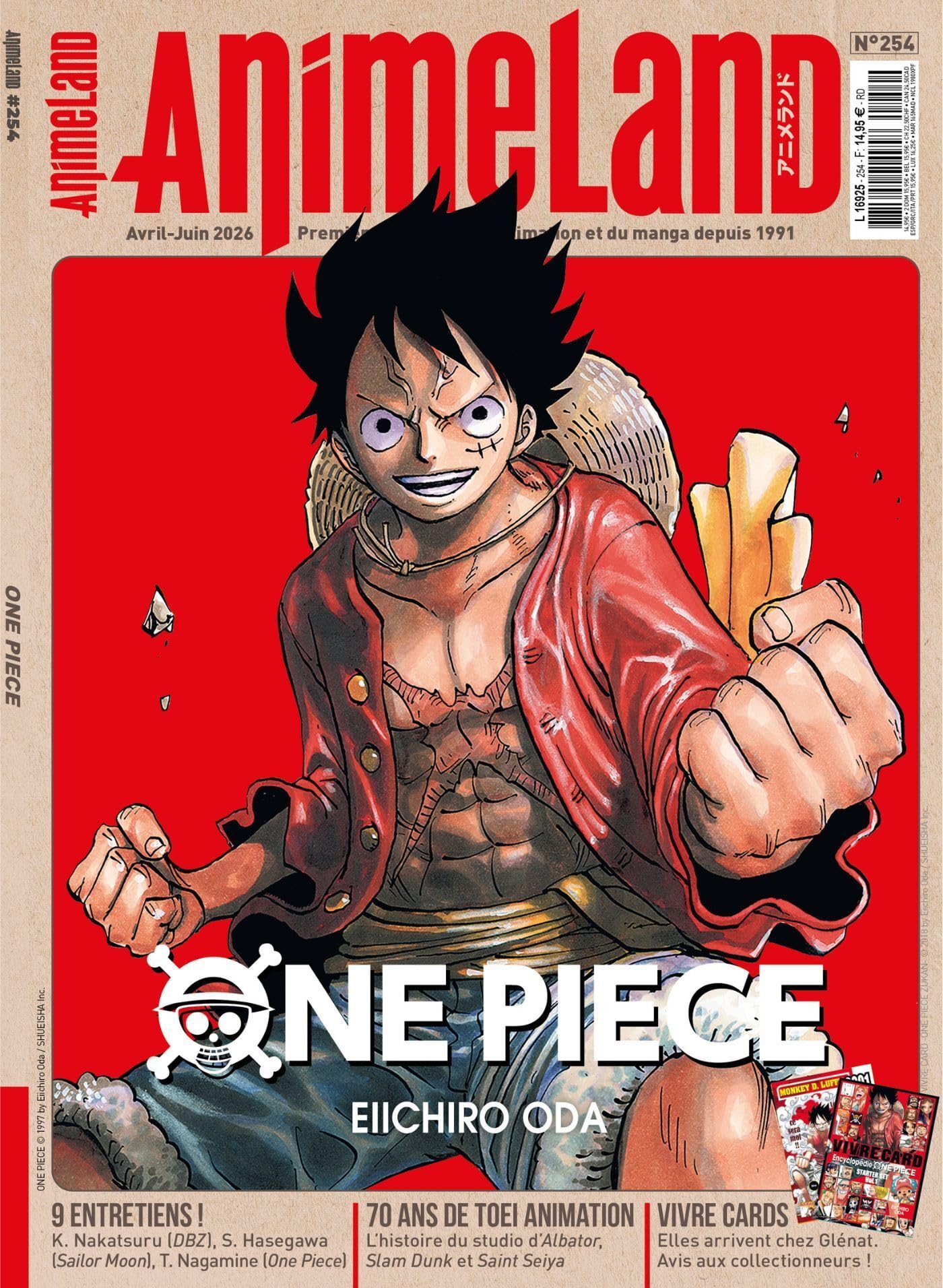 jaquette album AnimeLand 254 One Piece
