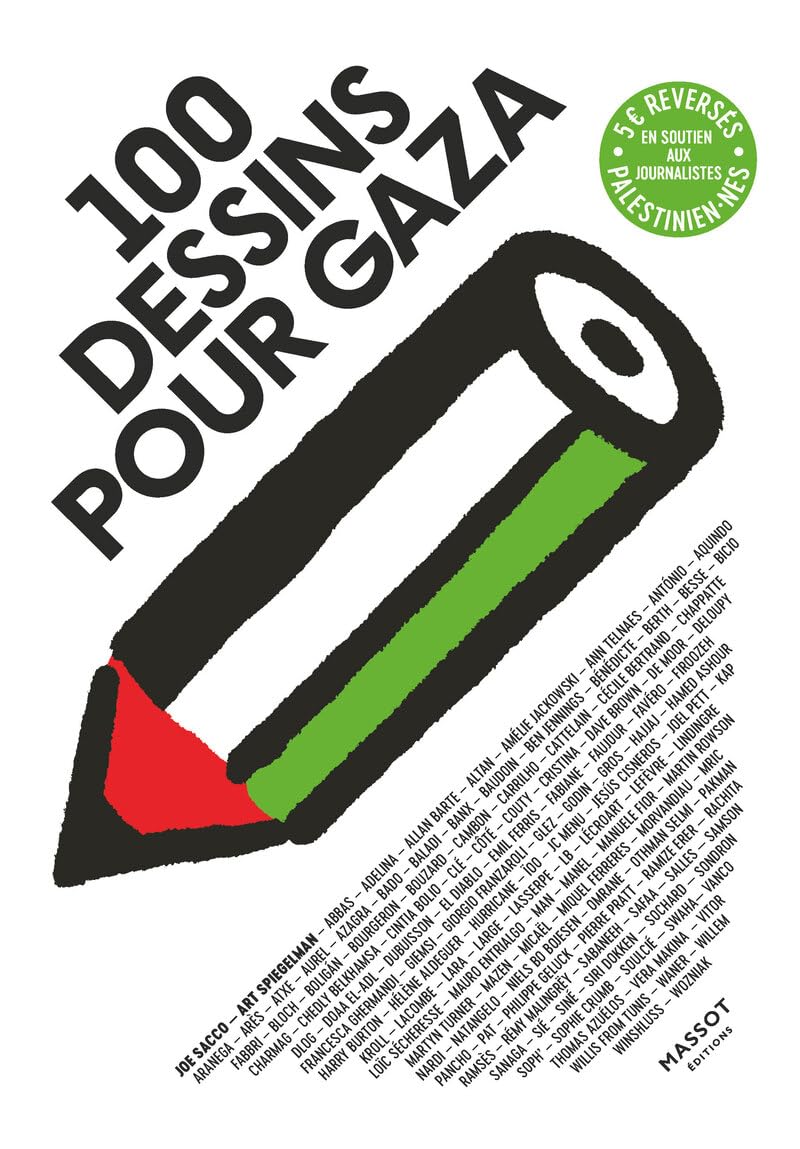jaquette album 100 dessins pour Gaza