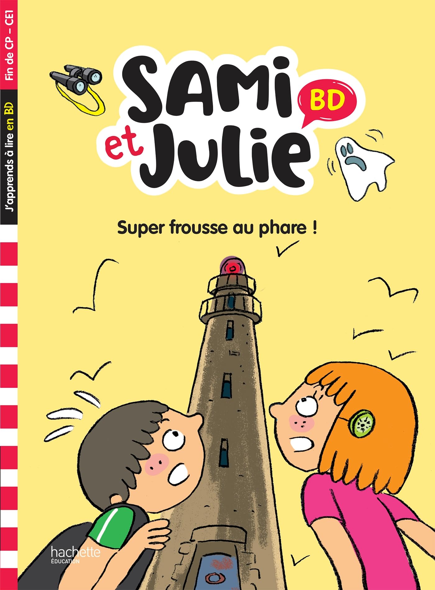 jaquette album Sami et Julie BD Fin de CP-CE1 - Super frousse au phare !