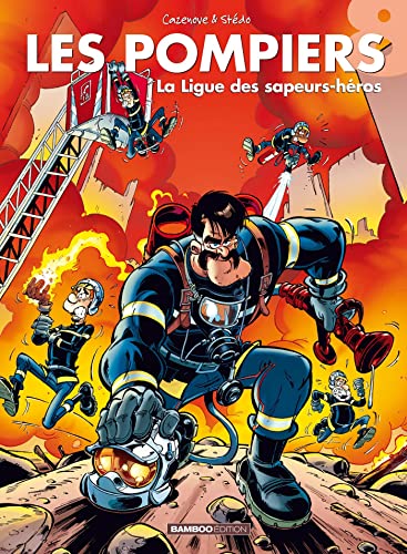 jaquette album Les Pompiers Tome 8 - La Ligue Des Sapeurs-Héros