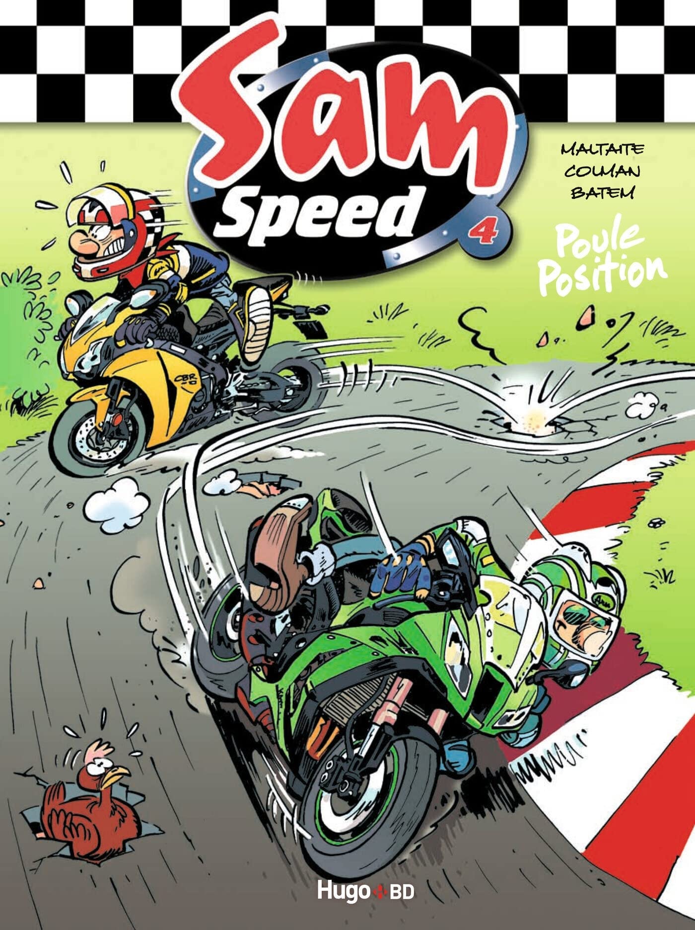 jaquette album Sam Speed tome 4 Poule position