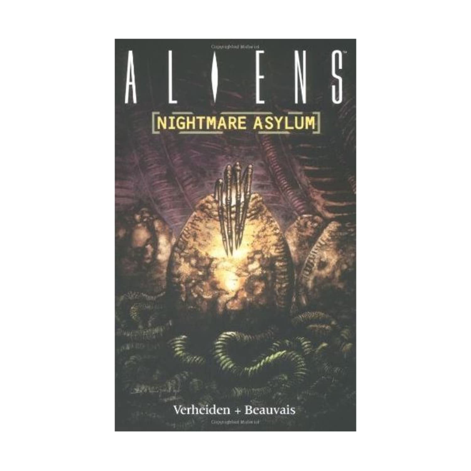 jaquette album Aliens Volume 2: Nightmare Asylum