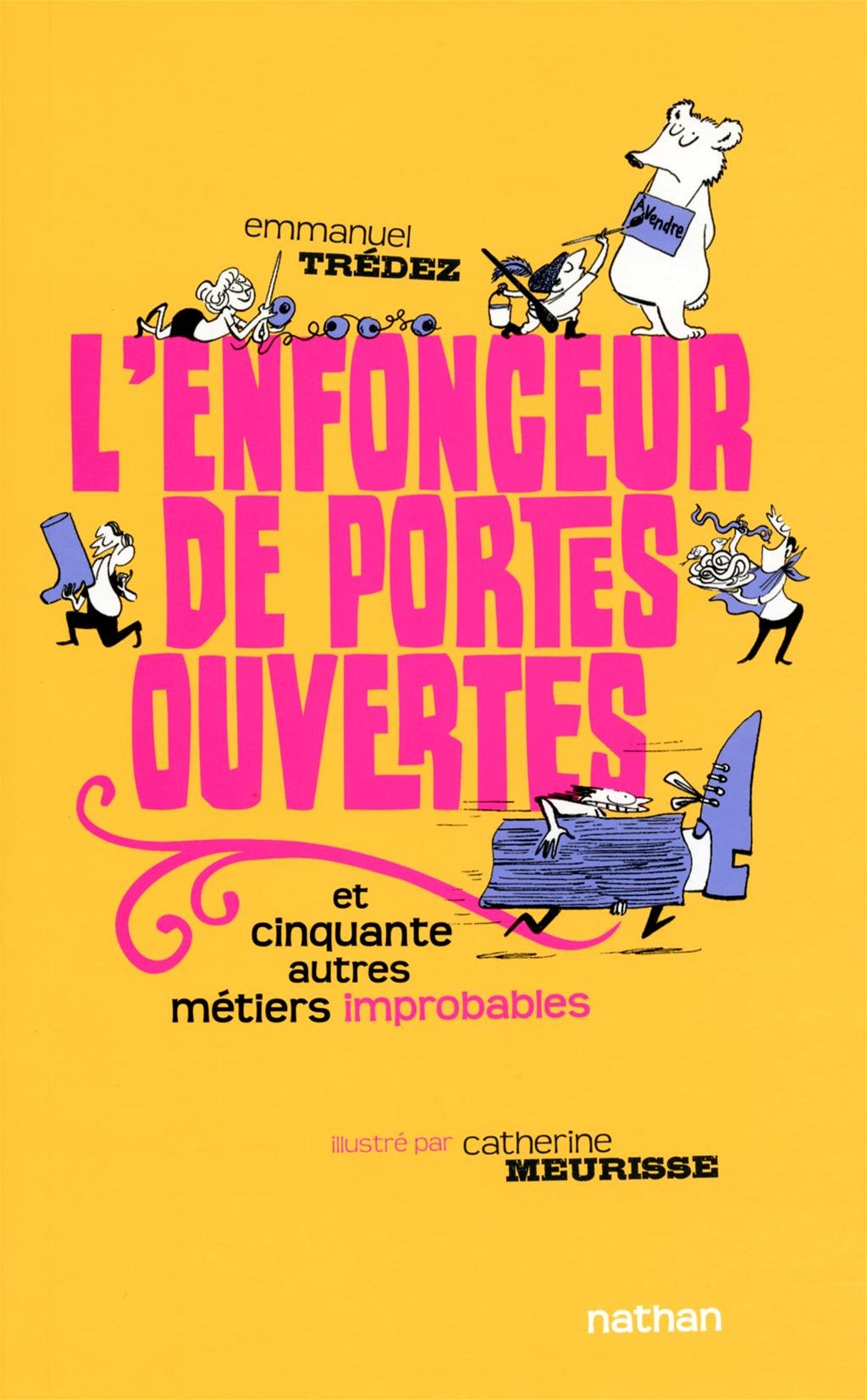 jaquette album L'enfonceur de portes ourvertes et cinquante autres métiers improbables