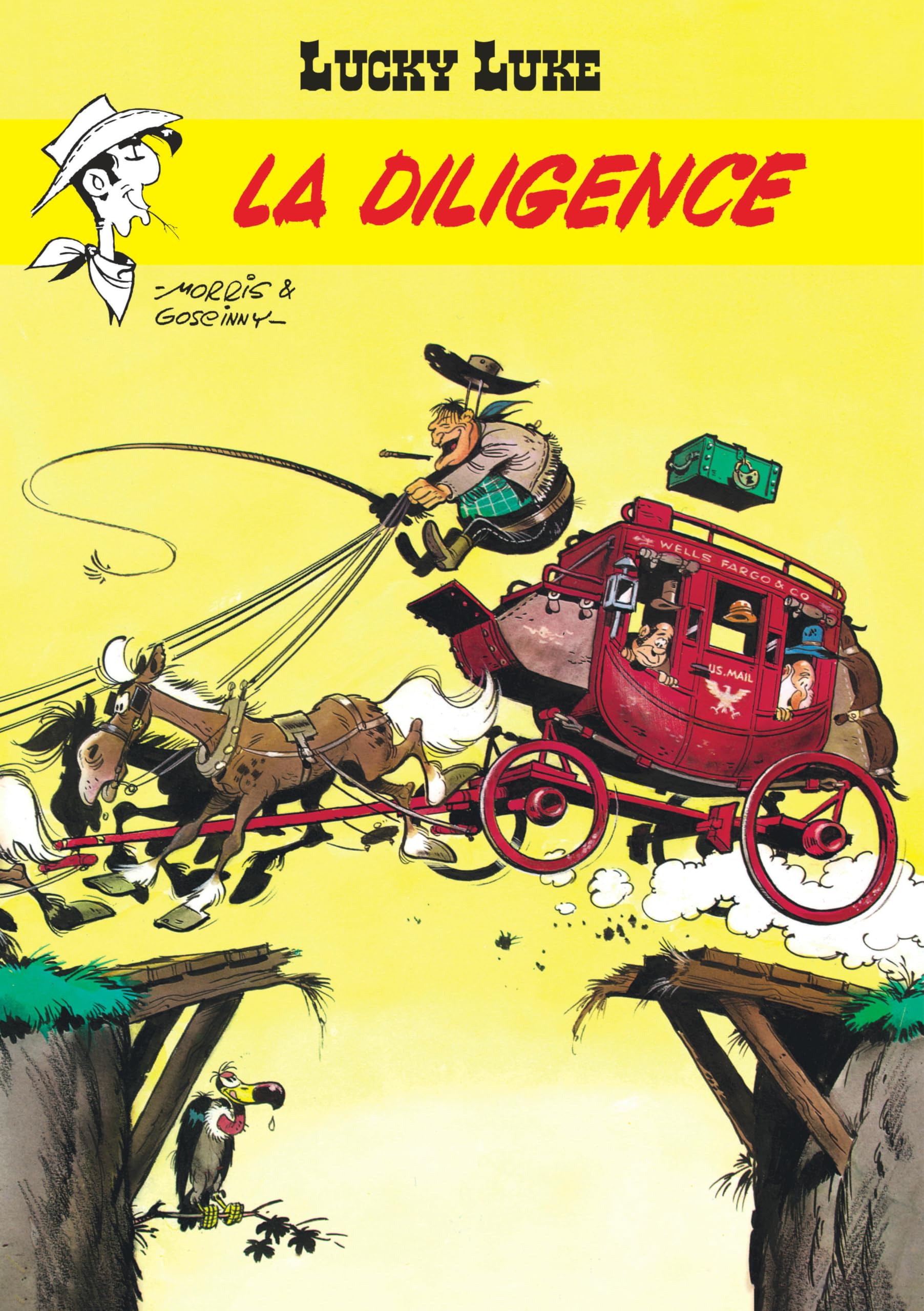 jaquette album Lucky Luke - Tome 1 - La Diligence
