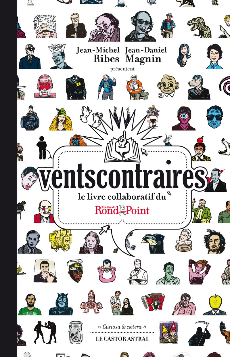 jaquette album Ventscontraires - Le livre collaboratif du théâtre du Rond-Point