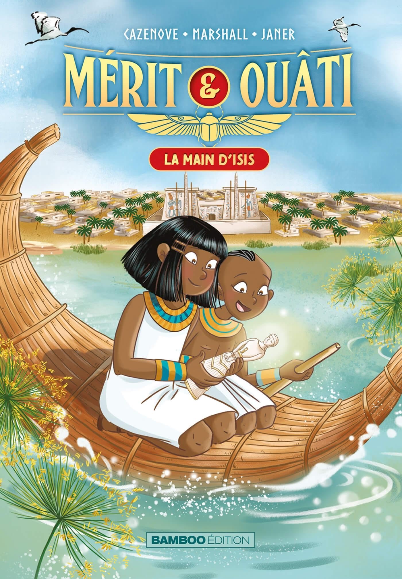 jaquette album Mérit et Ouâti - tome 02: La main d'Isis
