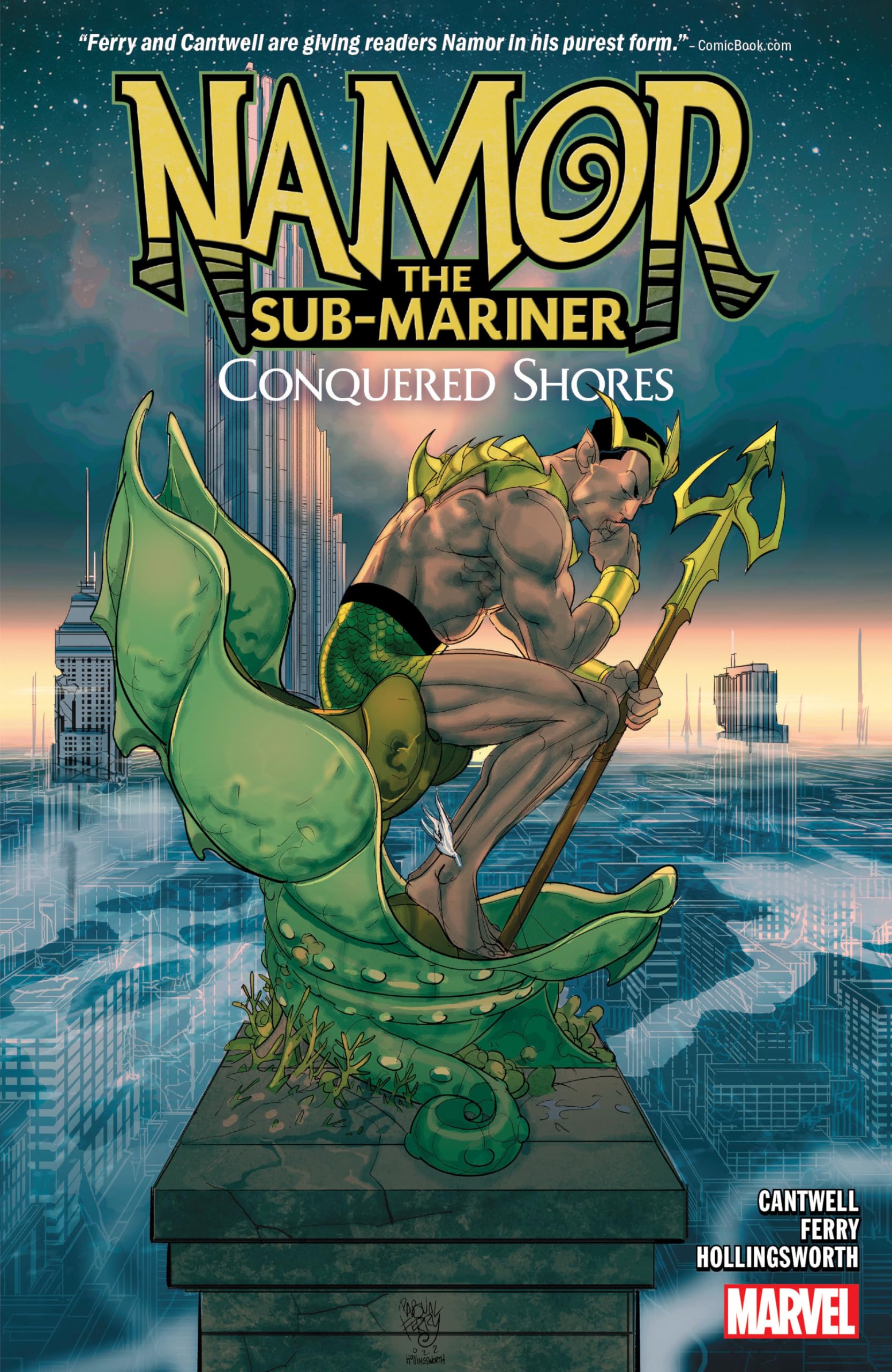 jaquette album NAMOR THE SUB-MARINER: CONQUERED SHORES