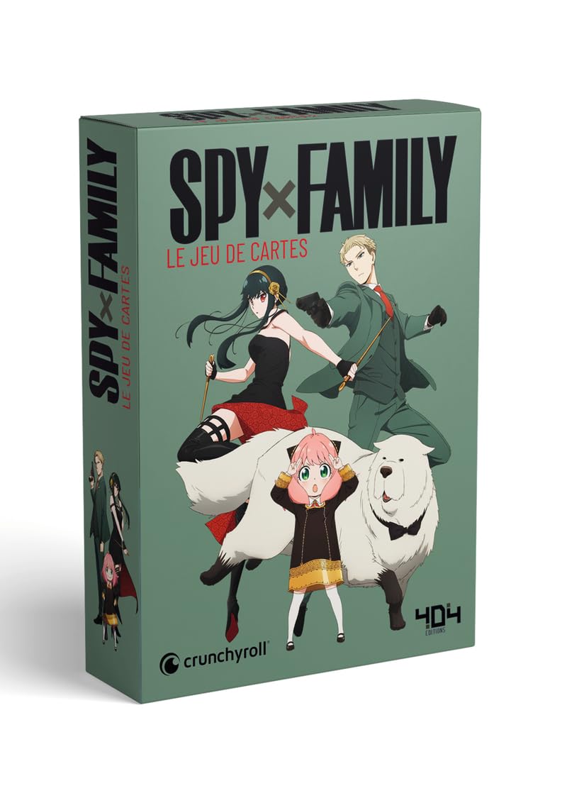 jaquette album Spy x Family - Mon jeu de cartes - 2 à 5 joueurs - Jeu de cartes officiel - Tout public