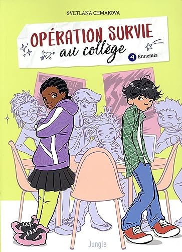 jaquette album Opération Survie Au Collège Tome 4 - Ennemis