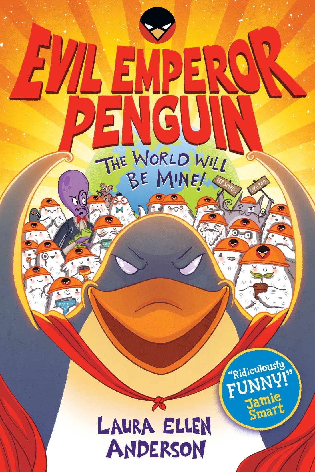 jaquette album Evil Emperor Penguin: The World Will Be Mine! - Winner of a Laugh Out Loud Book Award 2025