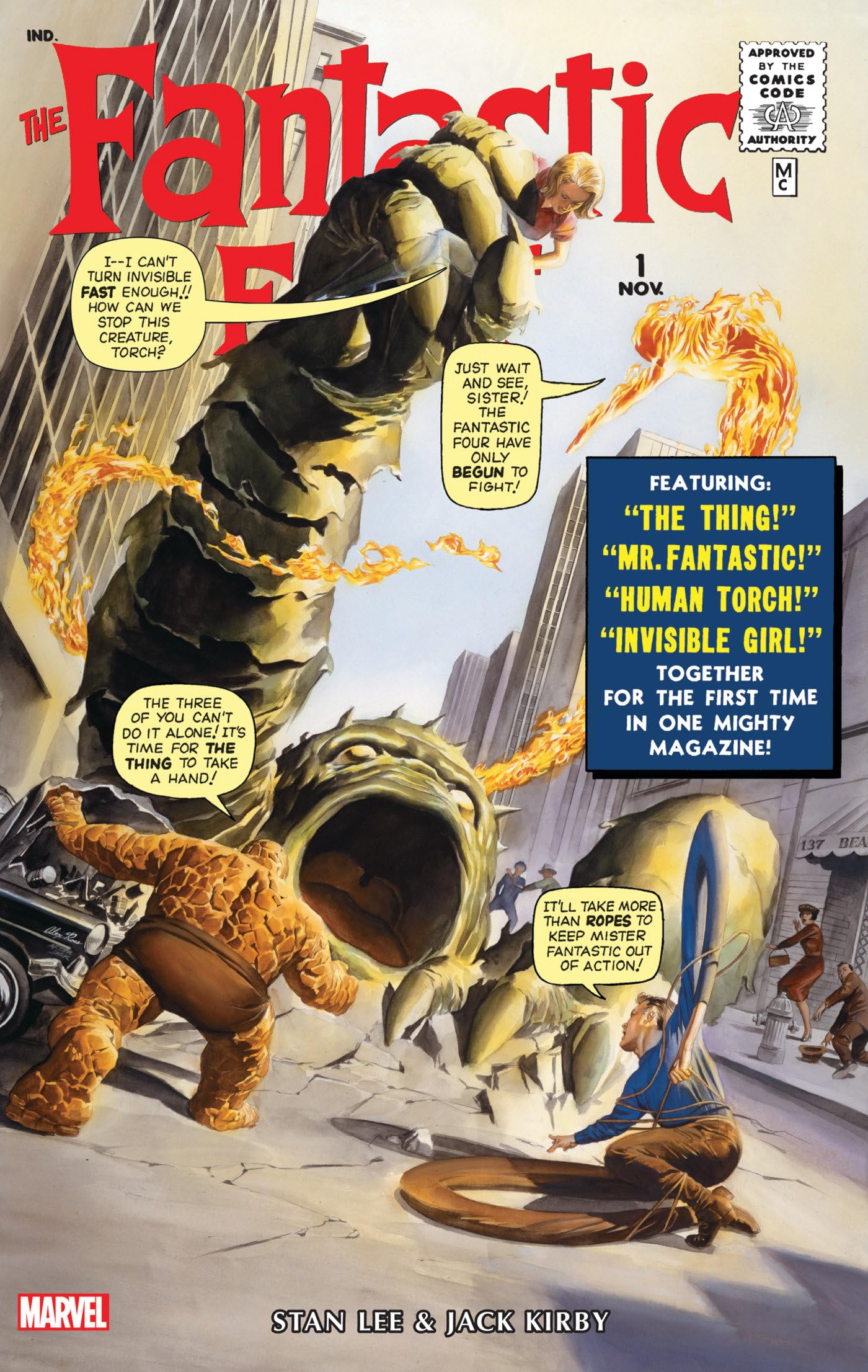 jaquette album THE FANTASTIC FOUR OMNIBUS VOL. 1 ALEX ROSS COVER [NEW PRINTING 3]