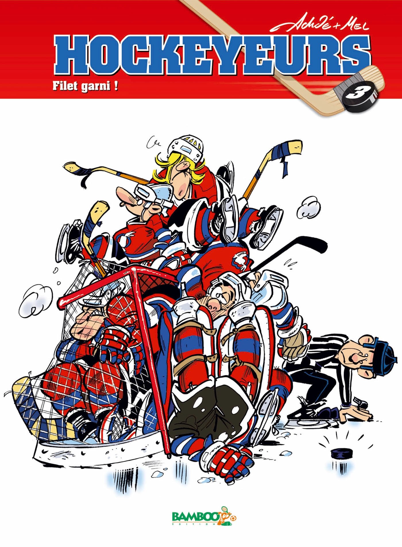 jaquette album Les Hockeyeurs - tome 03 - Filet garni !