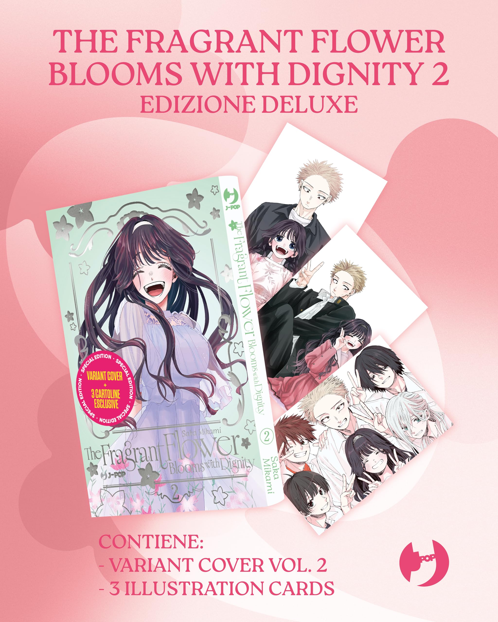 jaquette album The fragrant flower blooms with dignity. Ediz. deluxe. Con set di cartoline (Vol. 2)