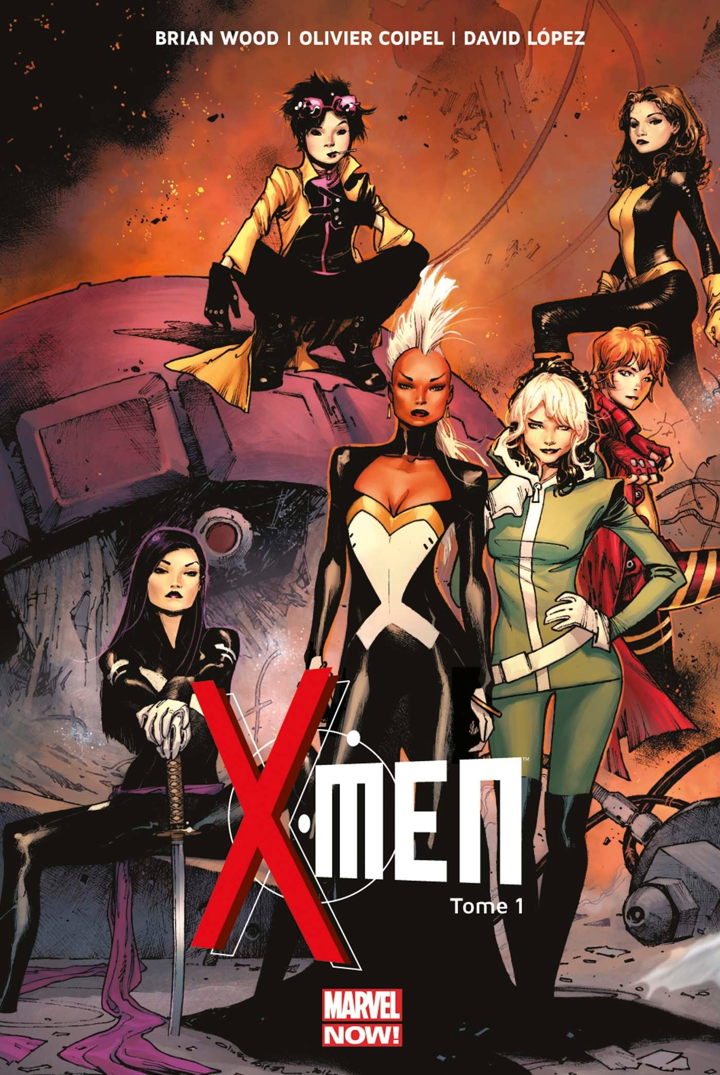 jaquette album X-MEN MARVEL NOW T01