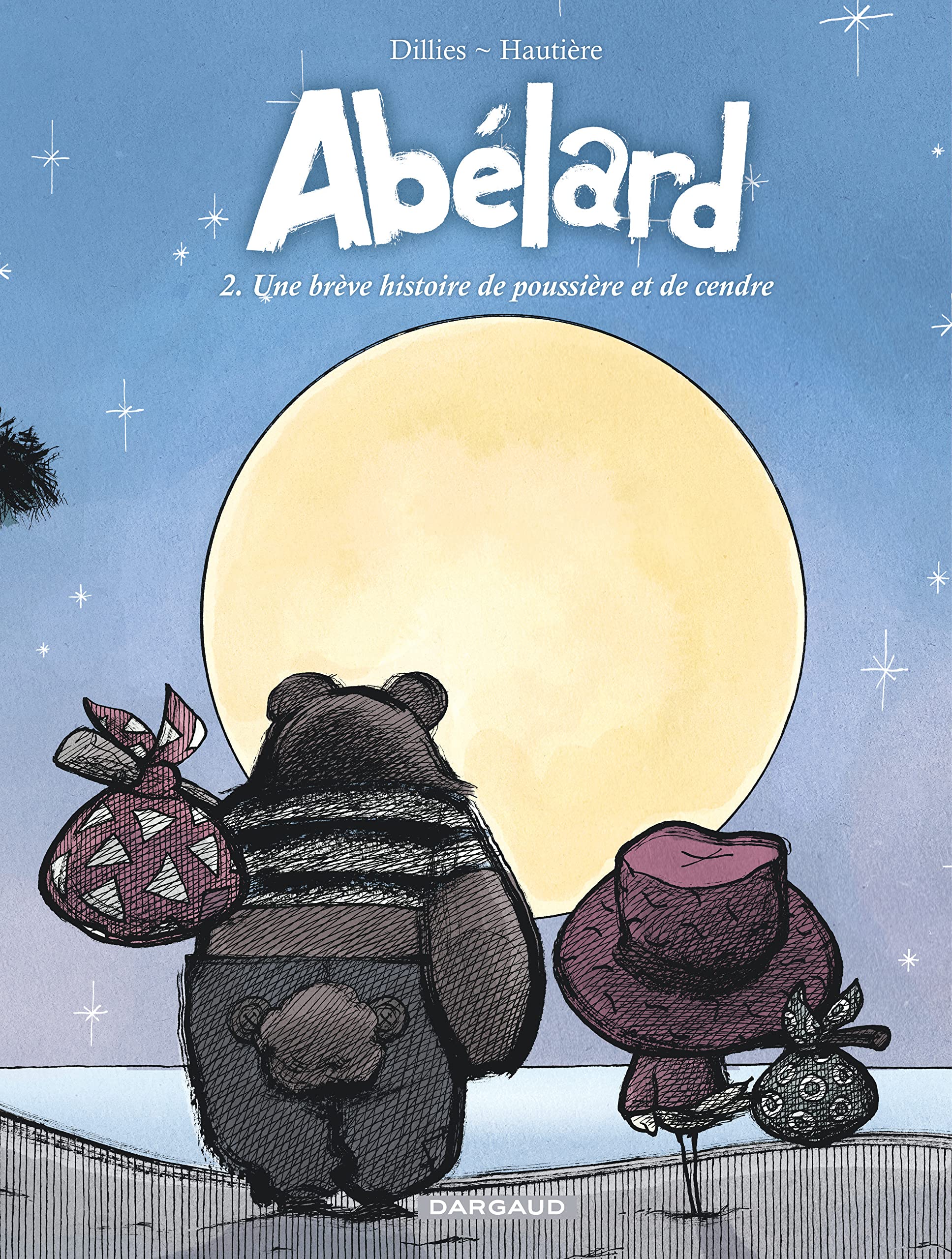 jaquette album Abélard - Tome 2 - Une brève histoire de poussière et de cendre