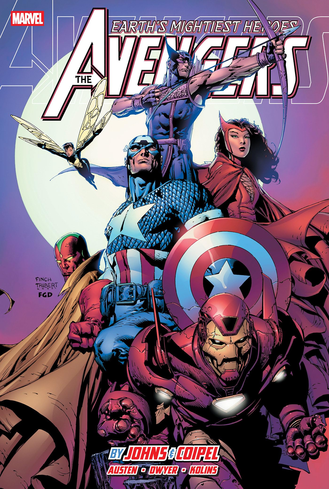 jaquette album Avengers By Johns & Coipel Omnibus David Finch Cover