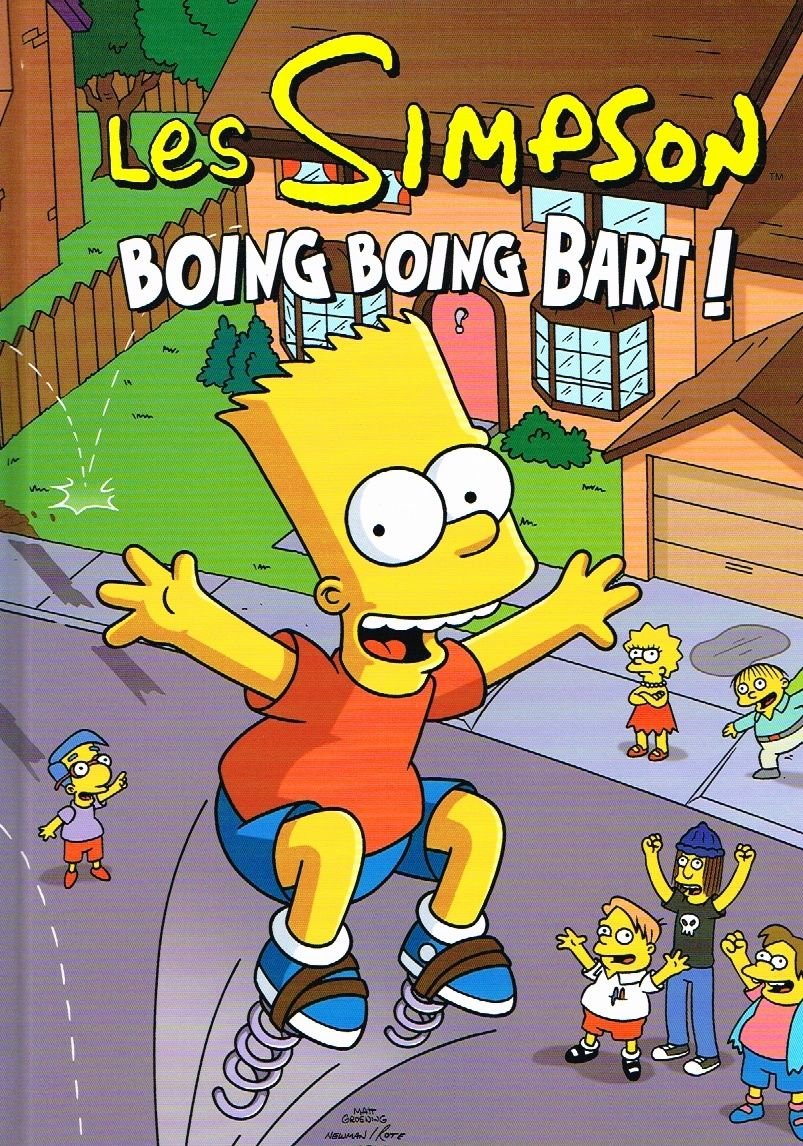 jaquette album Les Simpson Boing boing Bart !