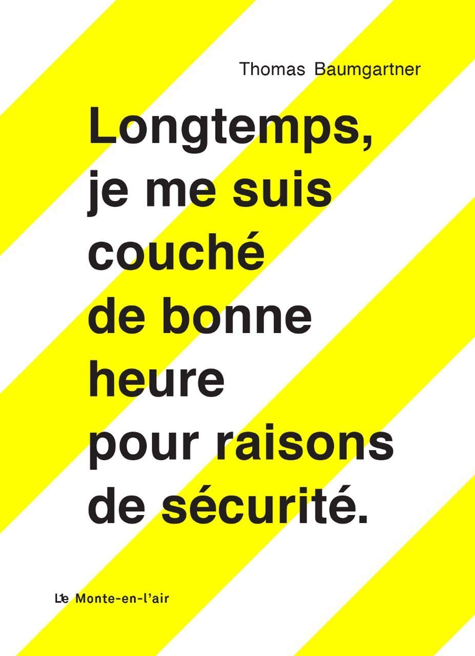 jaquette album Longtemps je me suis couché de bonne heure pour raisons de sécurité