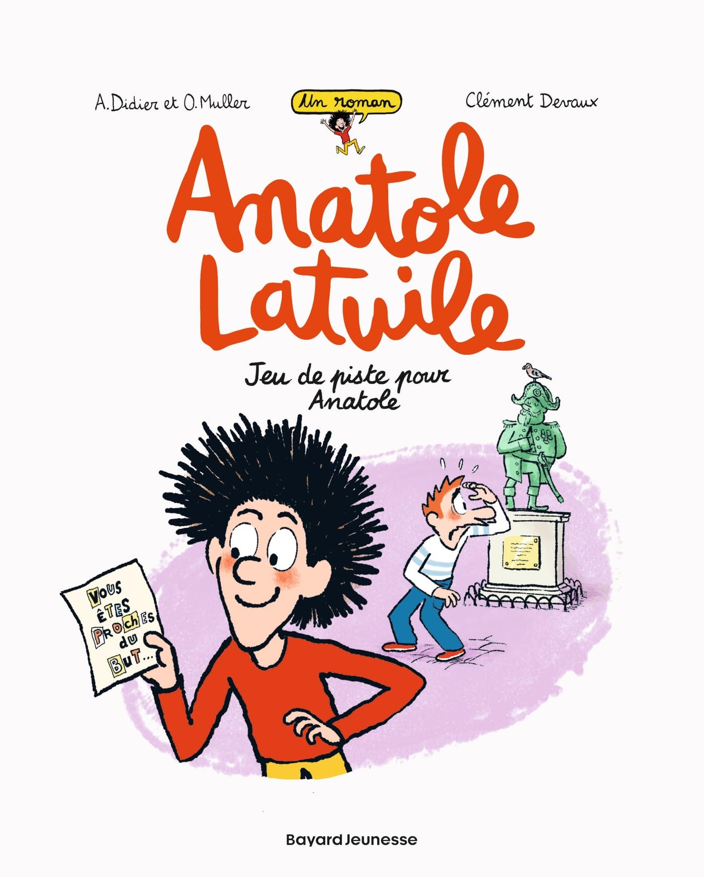 jaquette album Anatole Latuile roman, Tome 03: Jeu de piste pour Anatole