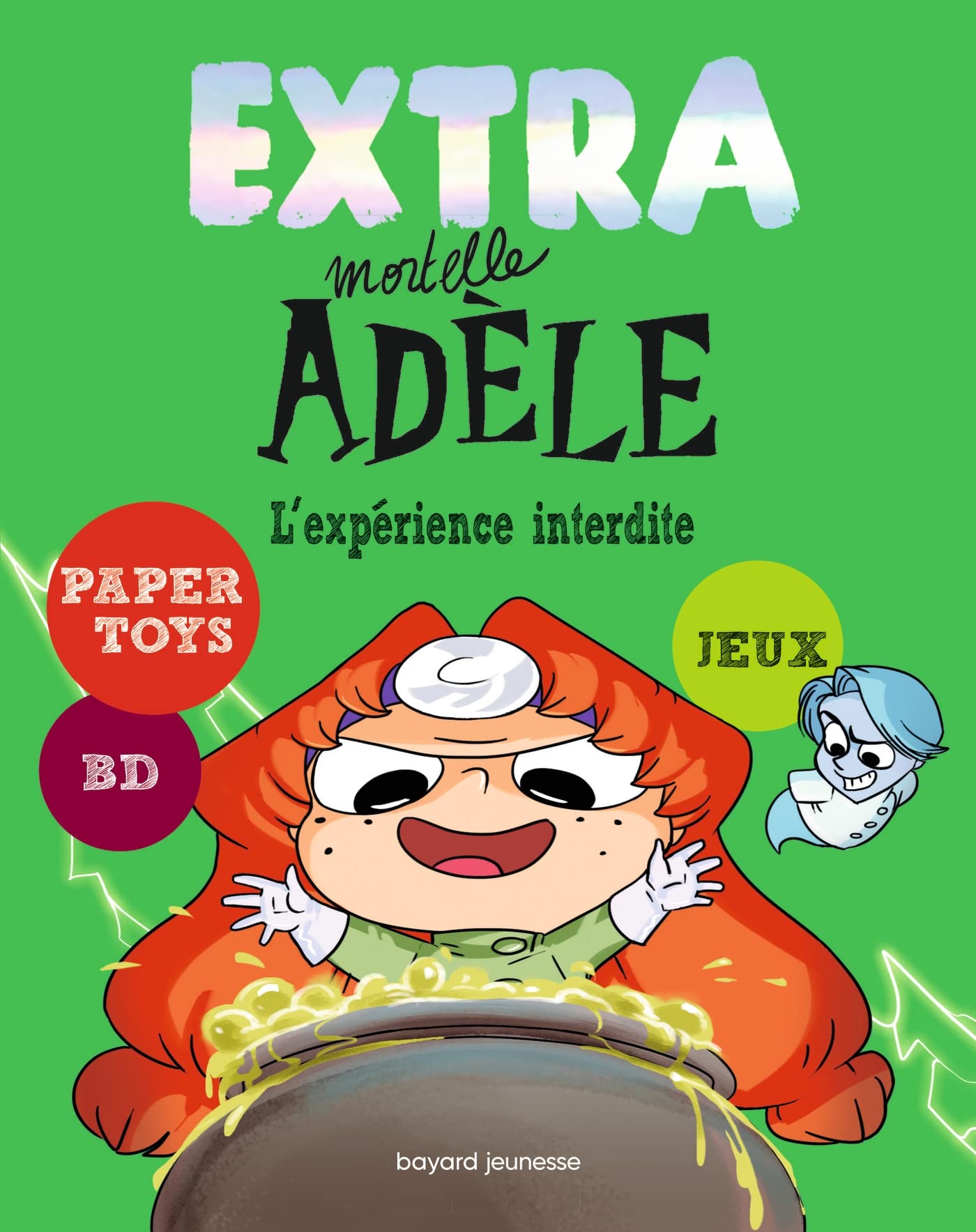 jaquette album Extra Mortelle Adèle T4 - L'expérience interdite