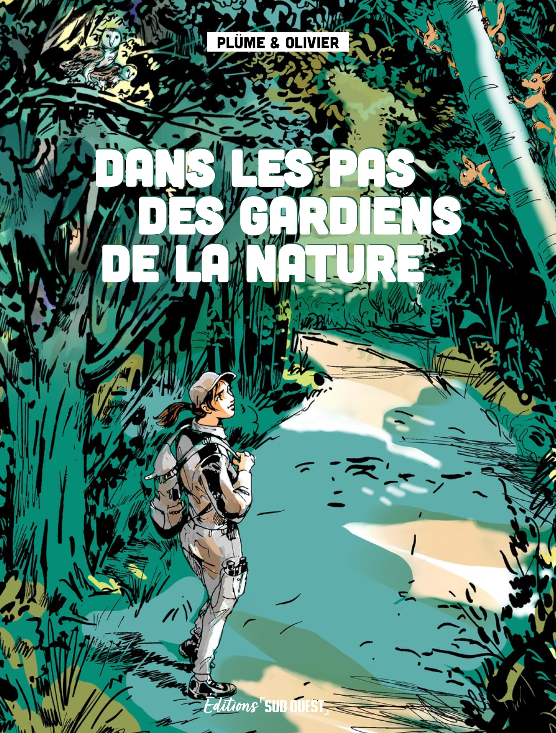 jaquette album Dans les pas des gardiens de la nature