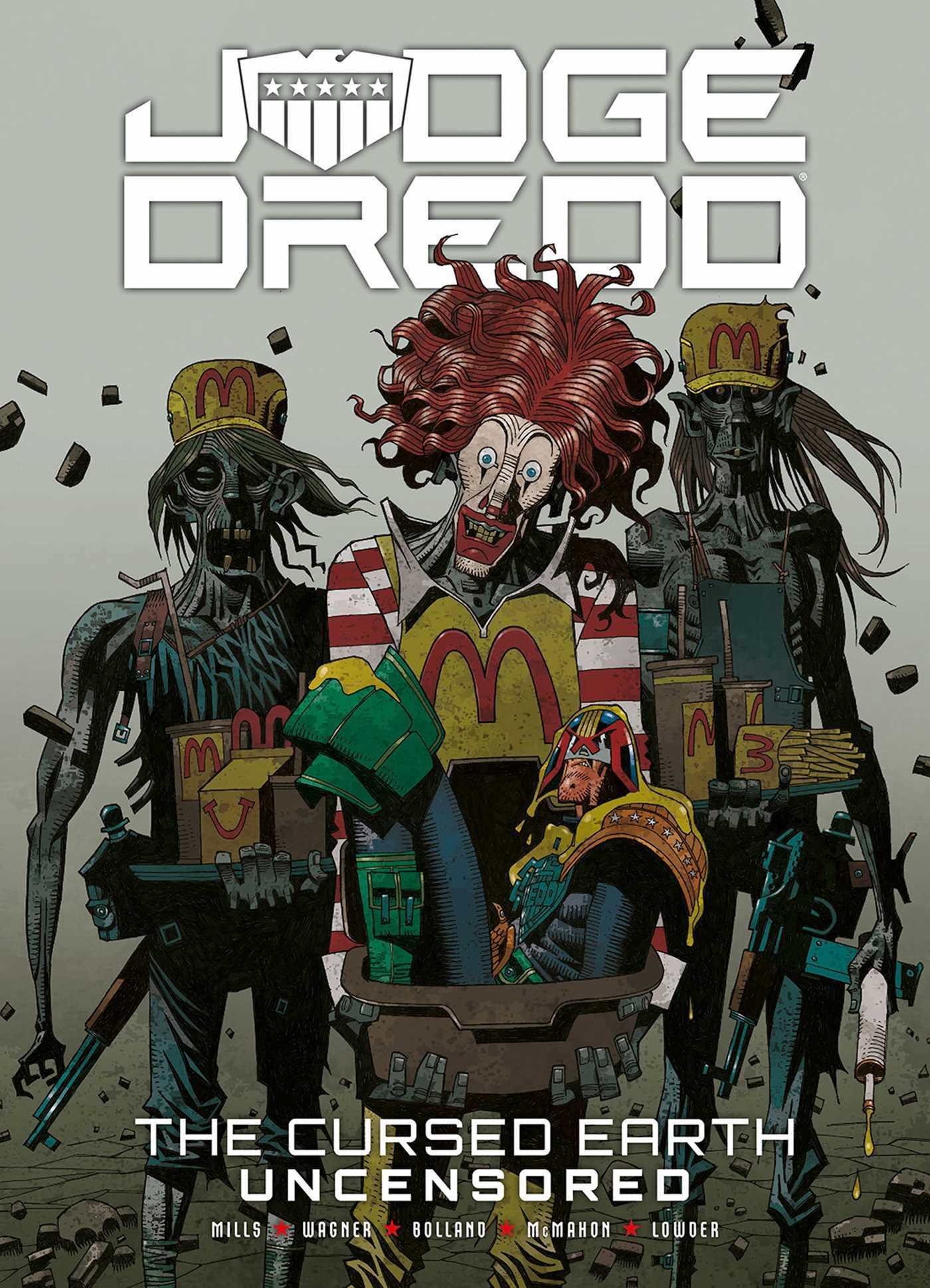 jaquette album Judge Dredd: The Cursed Earth Uncensored