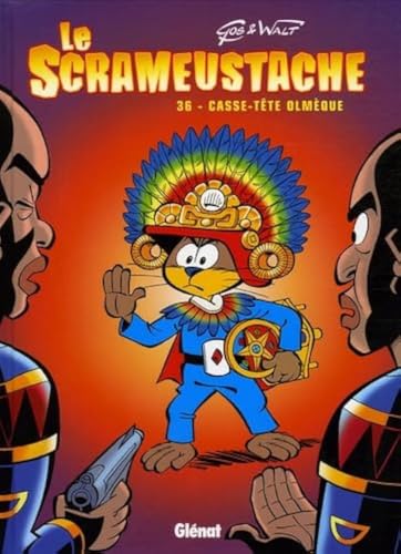 jaquette album Le Scrameustache Tome 36 - Casse-Tête Olmèque