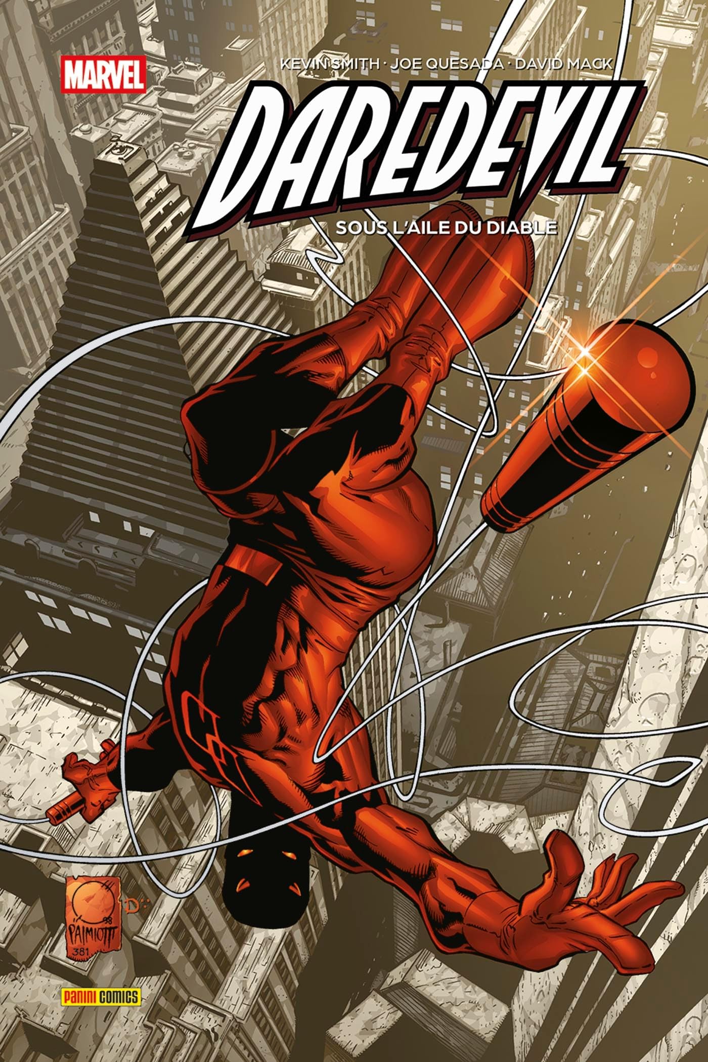 jaquette album Daredevil : Sous l'aile du Diable