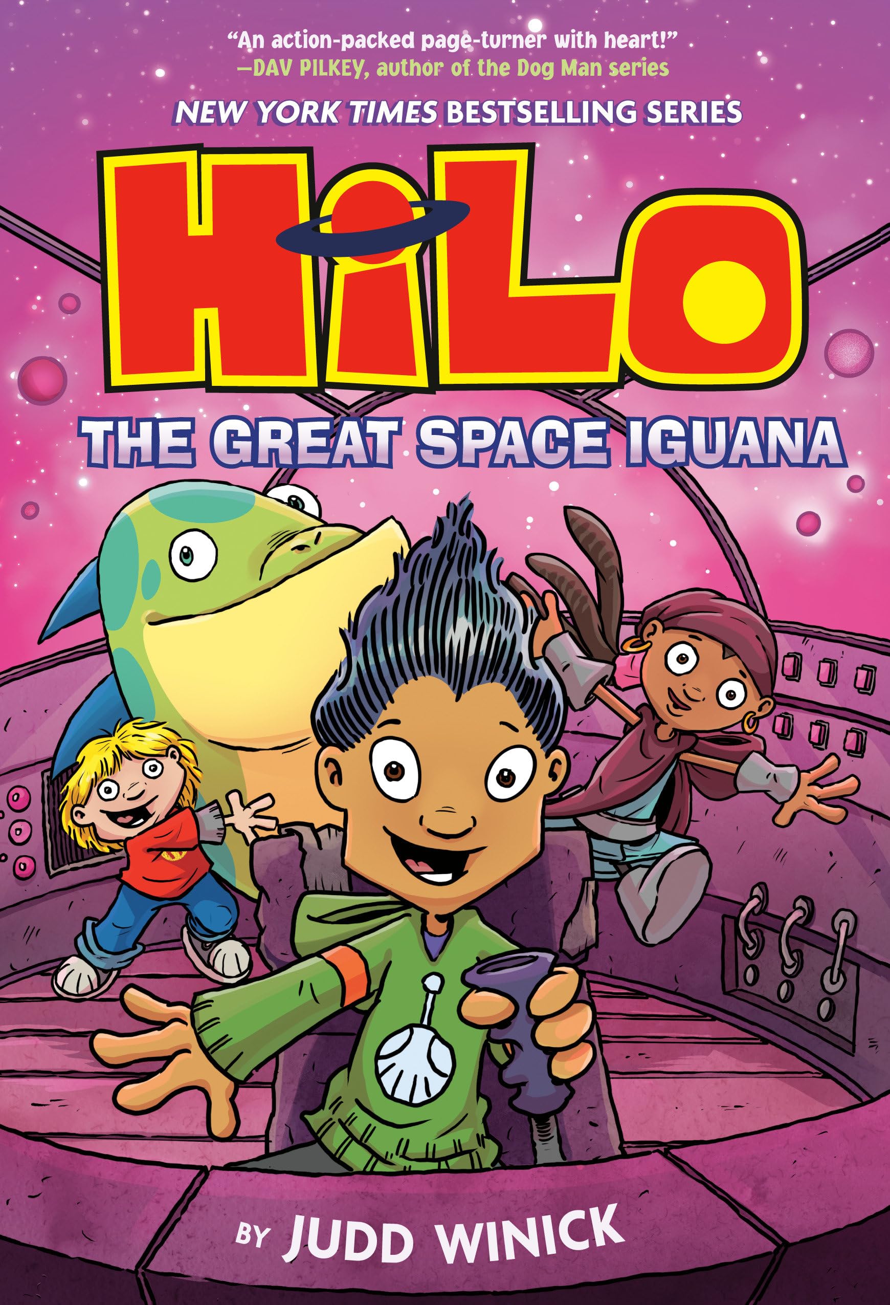 jaquette album Hilo Book 11: The Great Space Iguana: (A Graphic Novel)