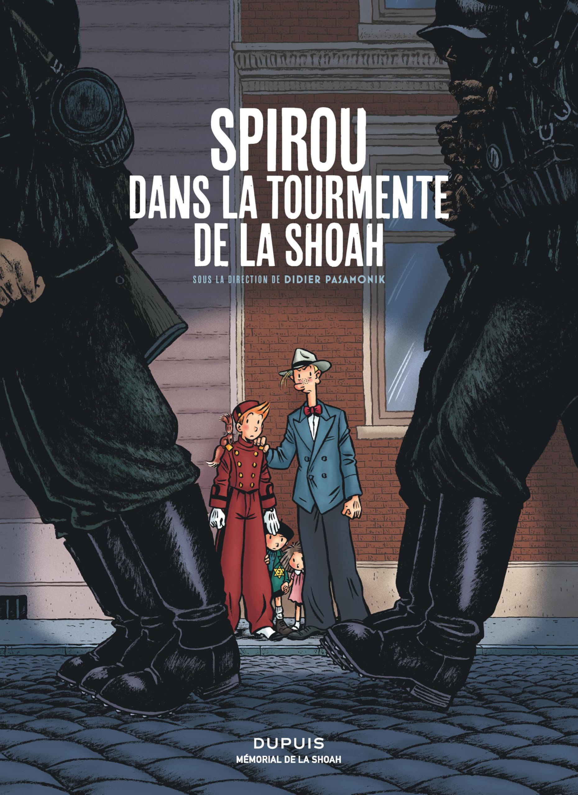 jaquette album Mémorial de la Shoah - Spirou dans la tourmente de la Shoah