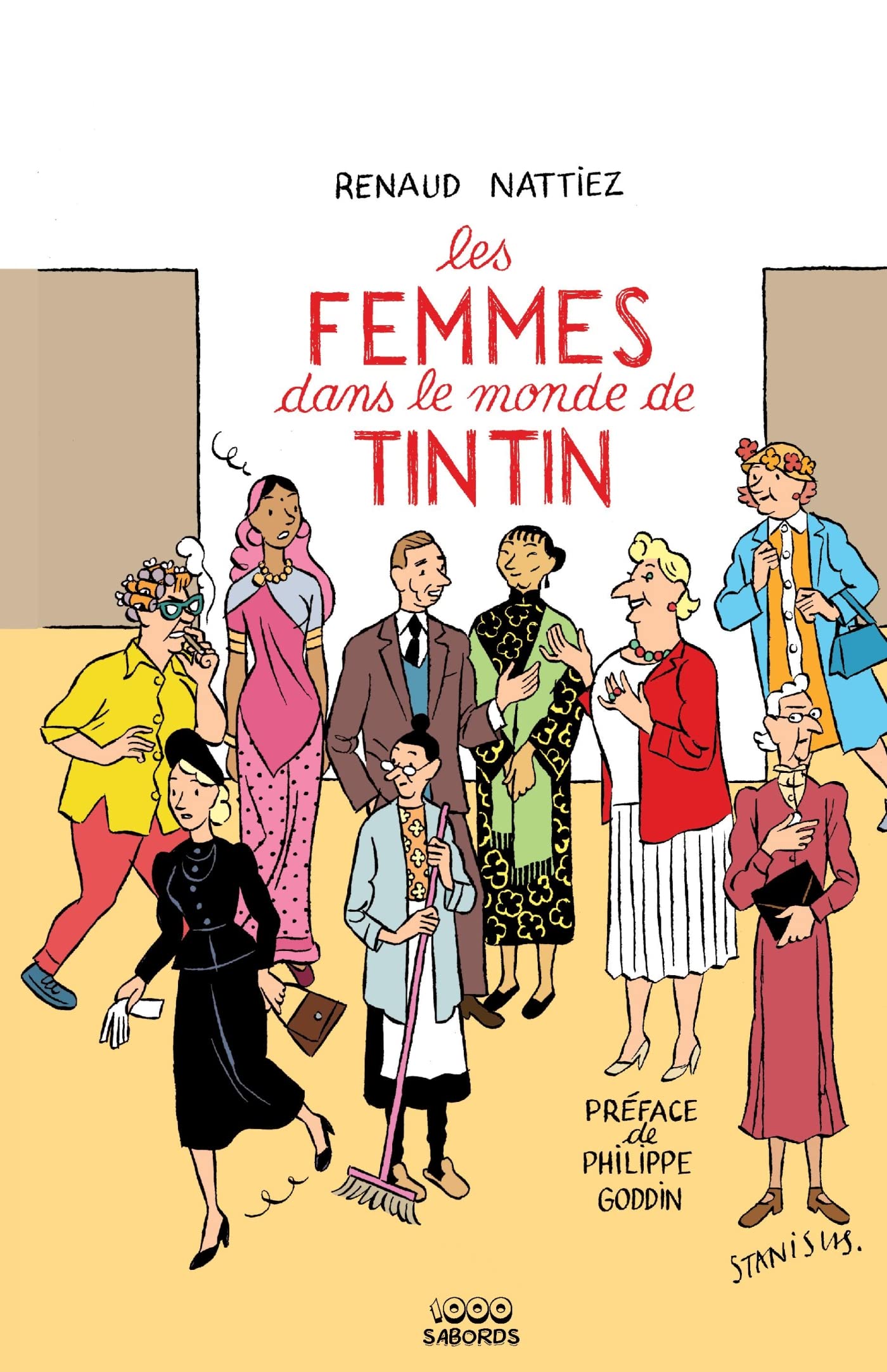 jaquette album Les femmes dans le monde de Tintin: De Bianca Castafiore à Peggy Alcazar