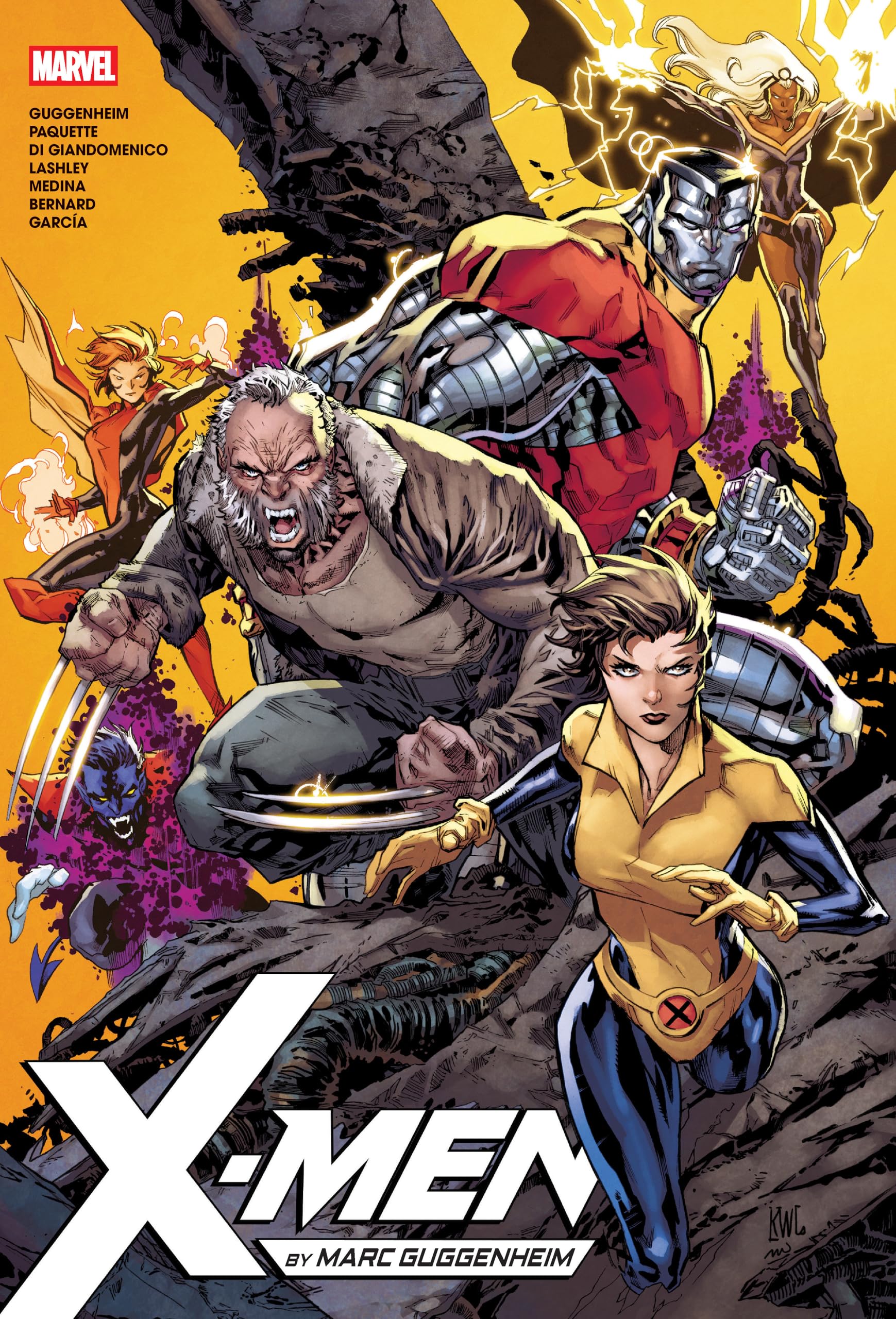 jaquette album X-Men By Marc Guggenheim Omnibus Ken Lashley Cover