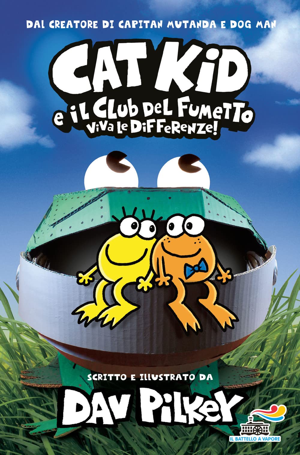 jaquette album Viva le differenze! Cat Kid e il club del fumetto