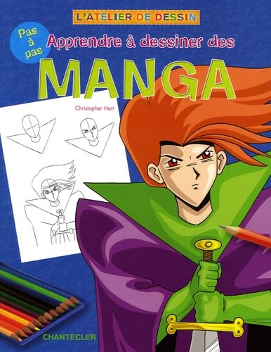 jaquette livre Apprendre À Dessiner Des Manga - Pas À Pas