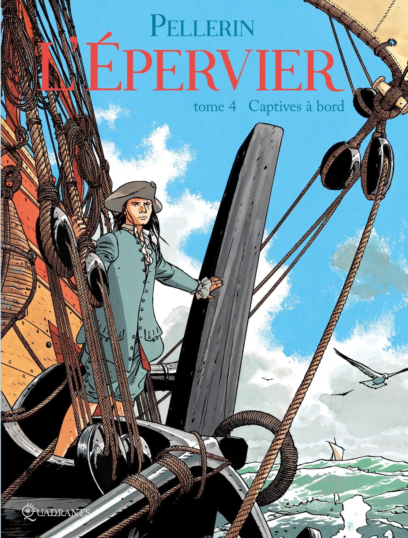 jaquette album L' Épervier T04: Captives à bord