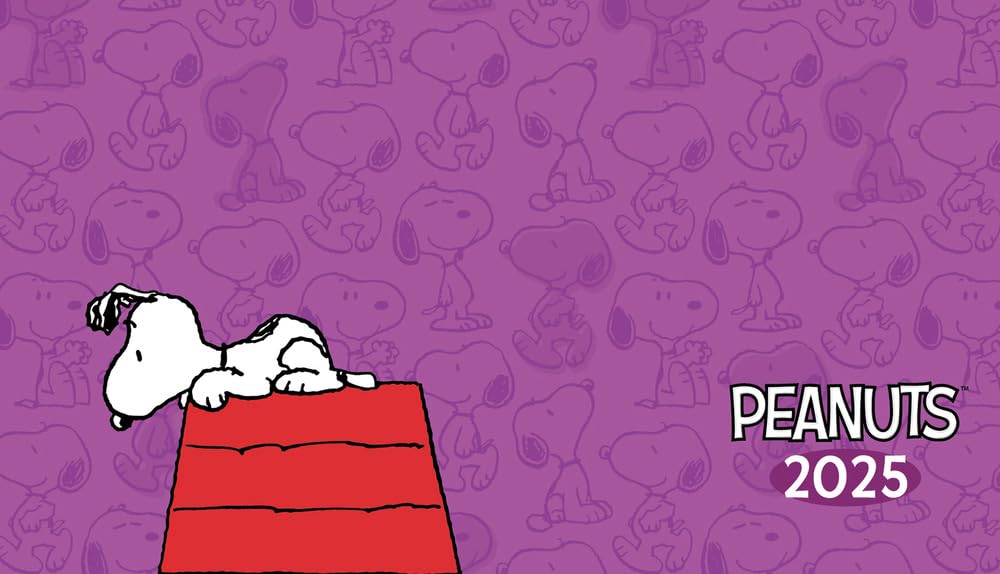 jaquette album Peanuts. Agenda orizzontale 2025