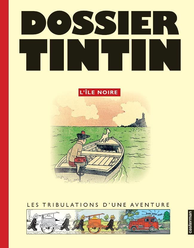 jaquette album Dossier Tintin - L'île Noire