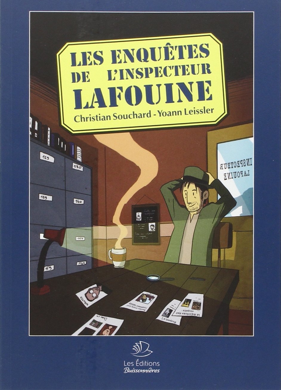 jaquette album BD les Enquêtes de l'Inspecteur Lafouine