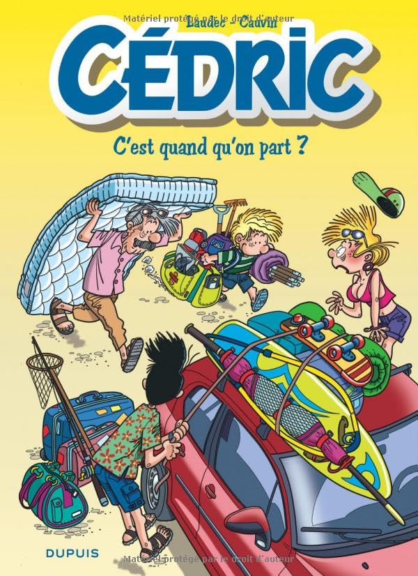 jaquette album Cédric - Tome 27 - C'est quand qu'on part ?