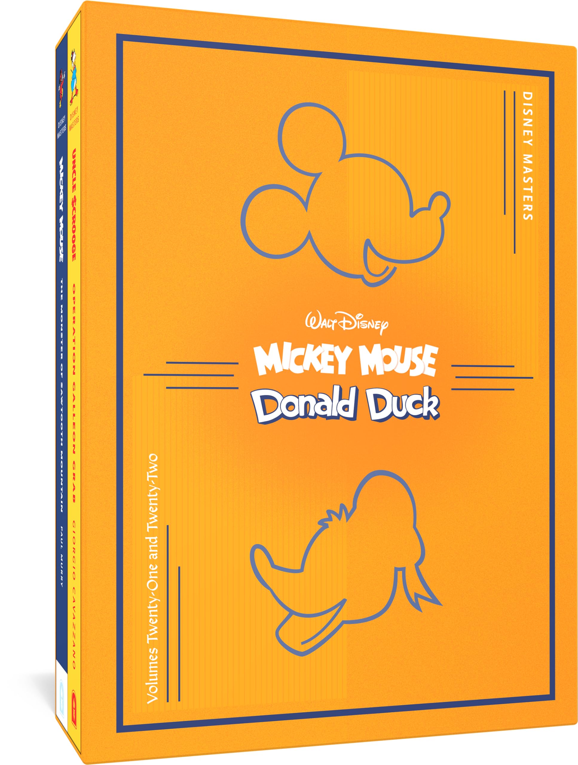 jaquette album Disney Masters: Walt Disney Mickey Mouse the Monster of Sawtooth Mountain / Walt Disney Uncle Scrooge Operation Galleon Grab (21, 22)