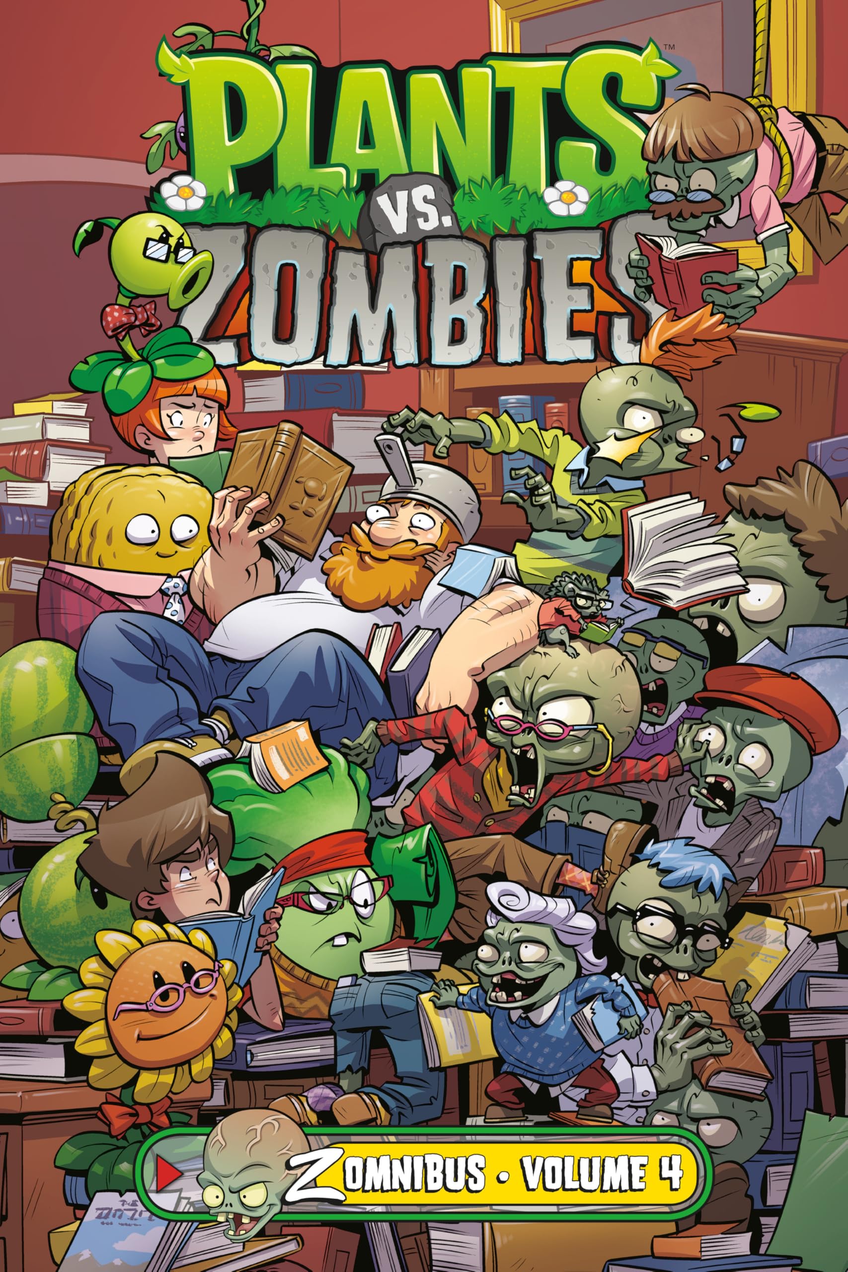 jaquette album Plants vs. Zombies Zomnibus Volume 4