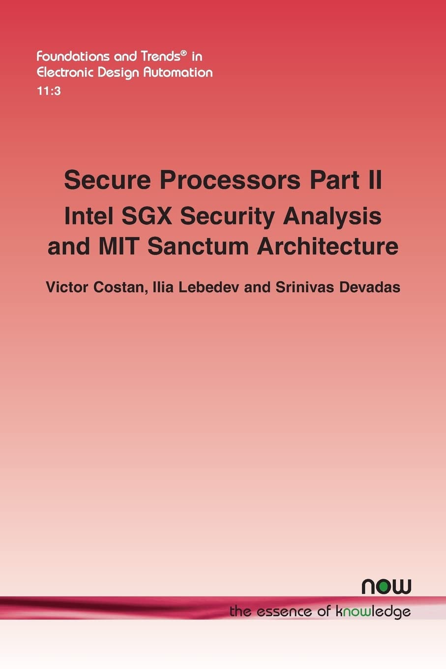 jaquette album Secure Processors Part II: Intel SGX Security Analysis and MIT Sanctum Architecture