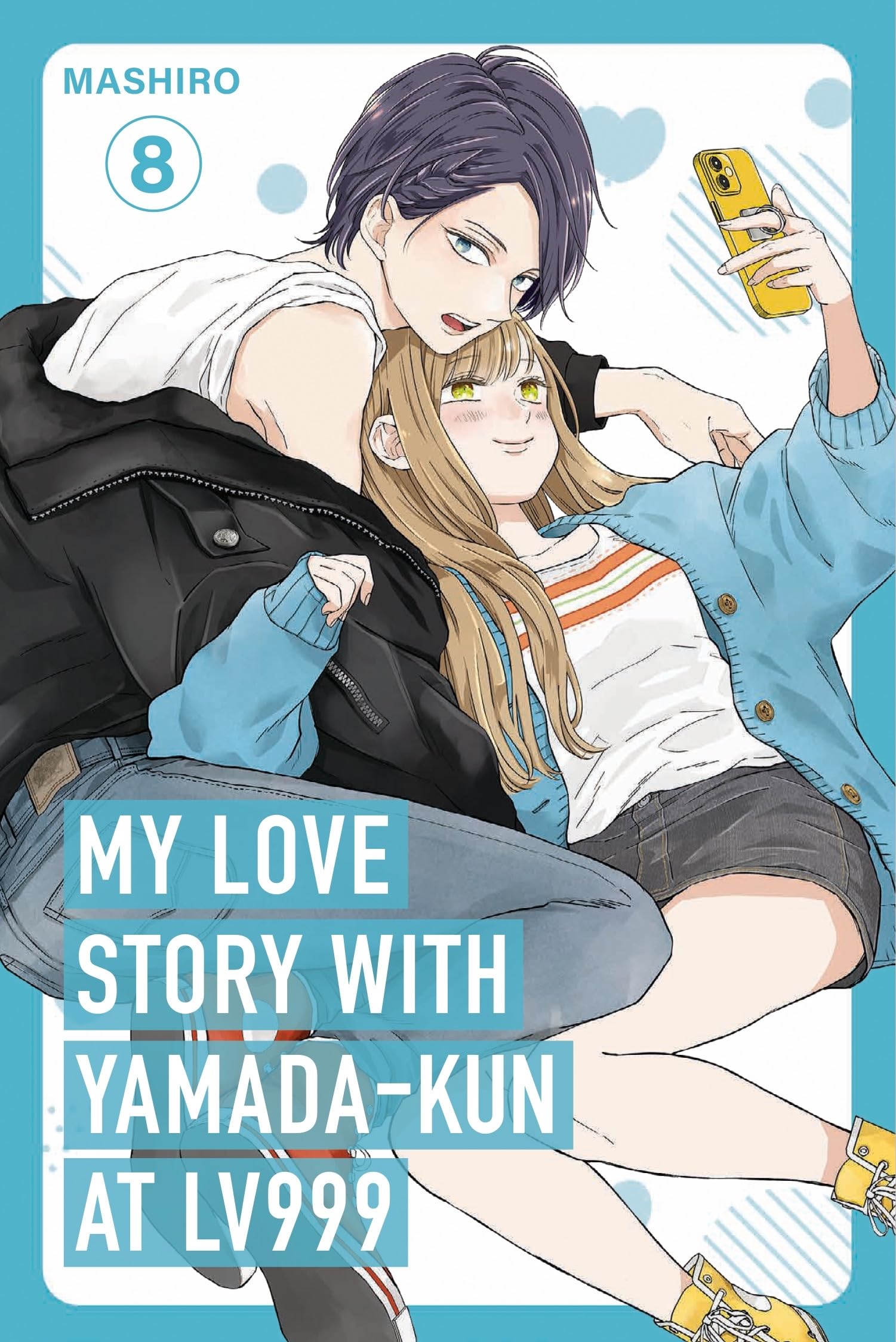 jaquette album My Love Story with Yamada-kun at Lv999, Vol. 8: The popular comedy romance manga series - now streaming on Crunchyroll!