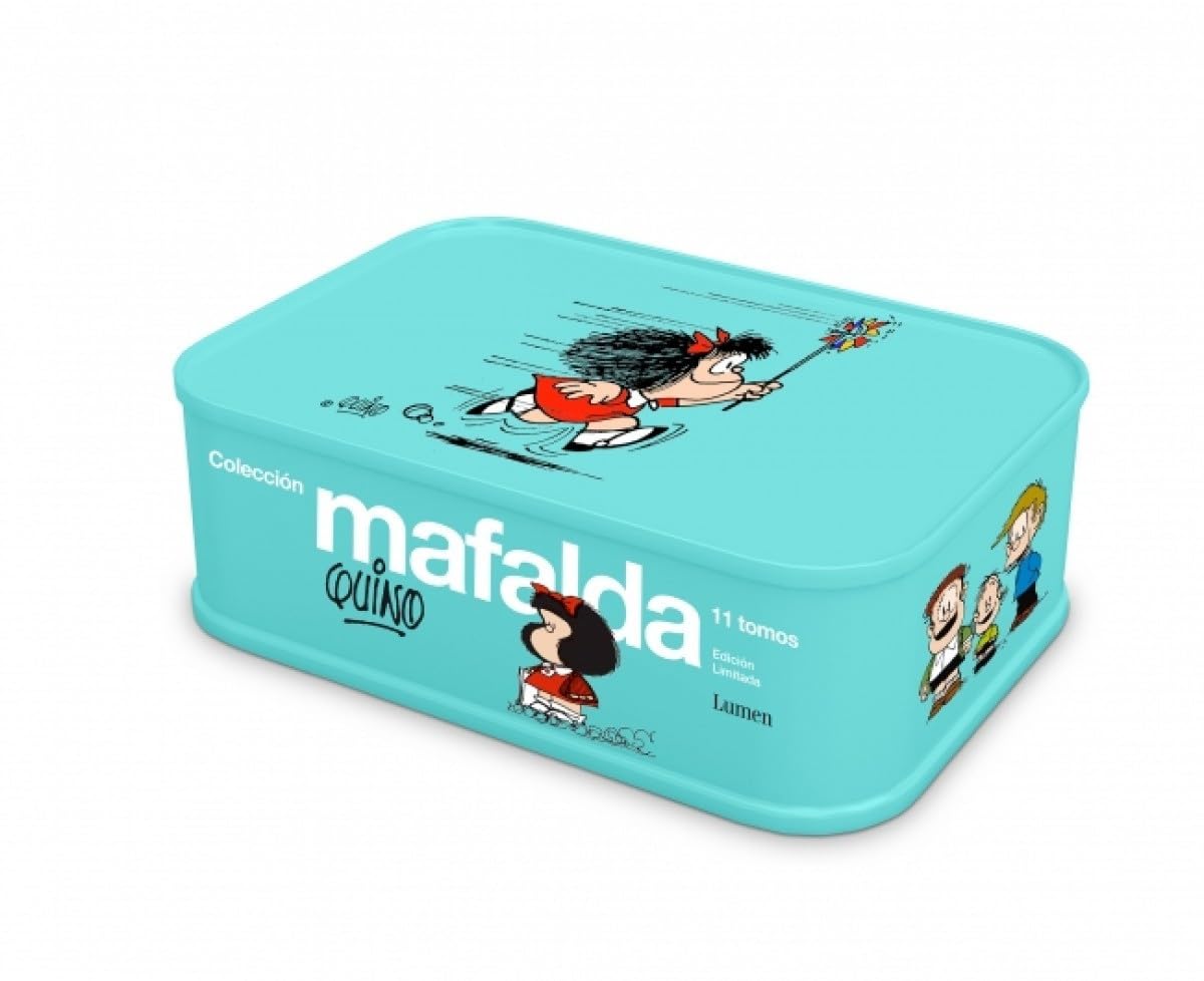 jaquette livre Colección Mafalda: 11 tomos en una lata (edición limitada)