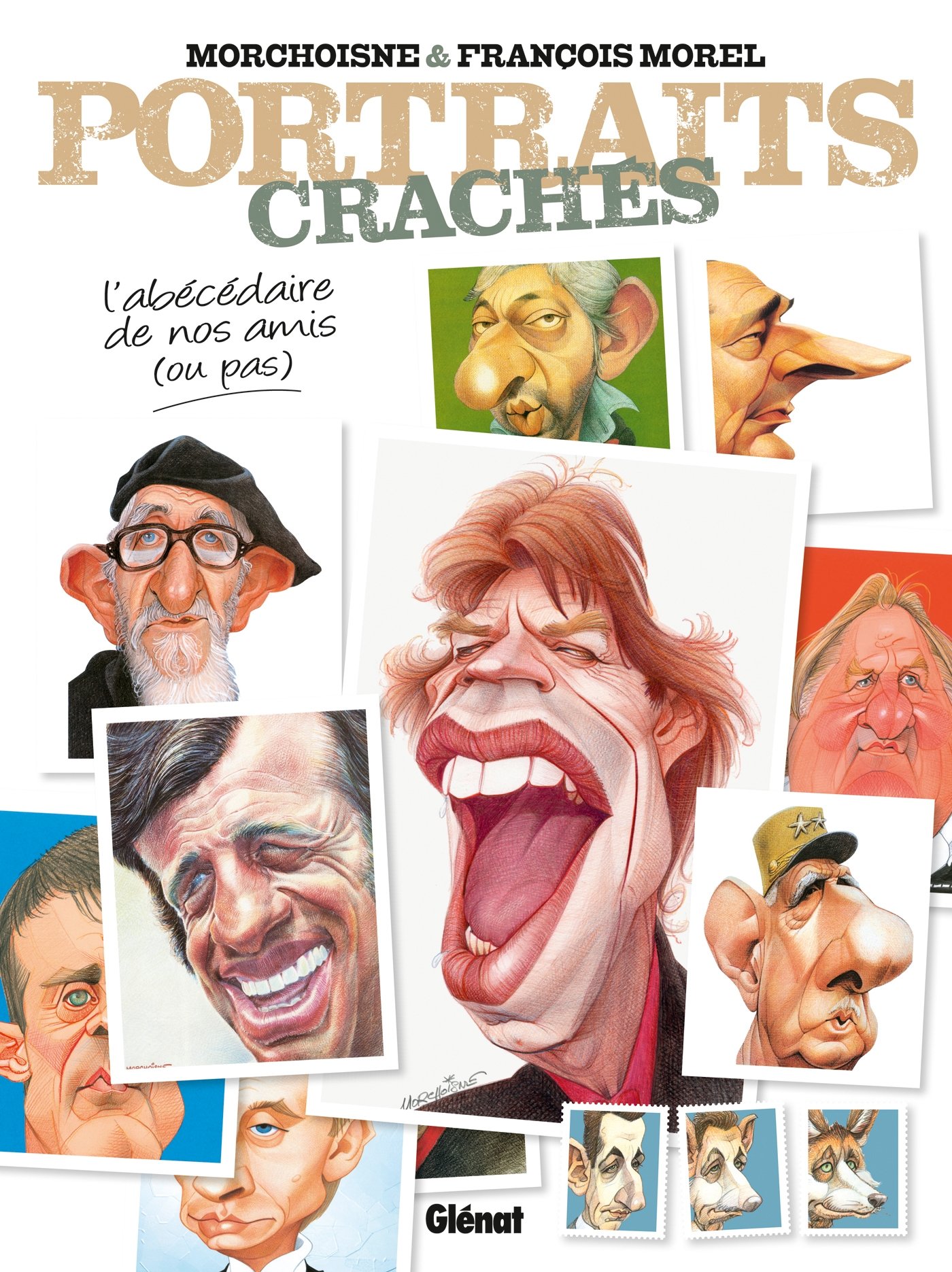 jaquette album Portraits crachés: L'Abécédaire de nos amis (ou pas)