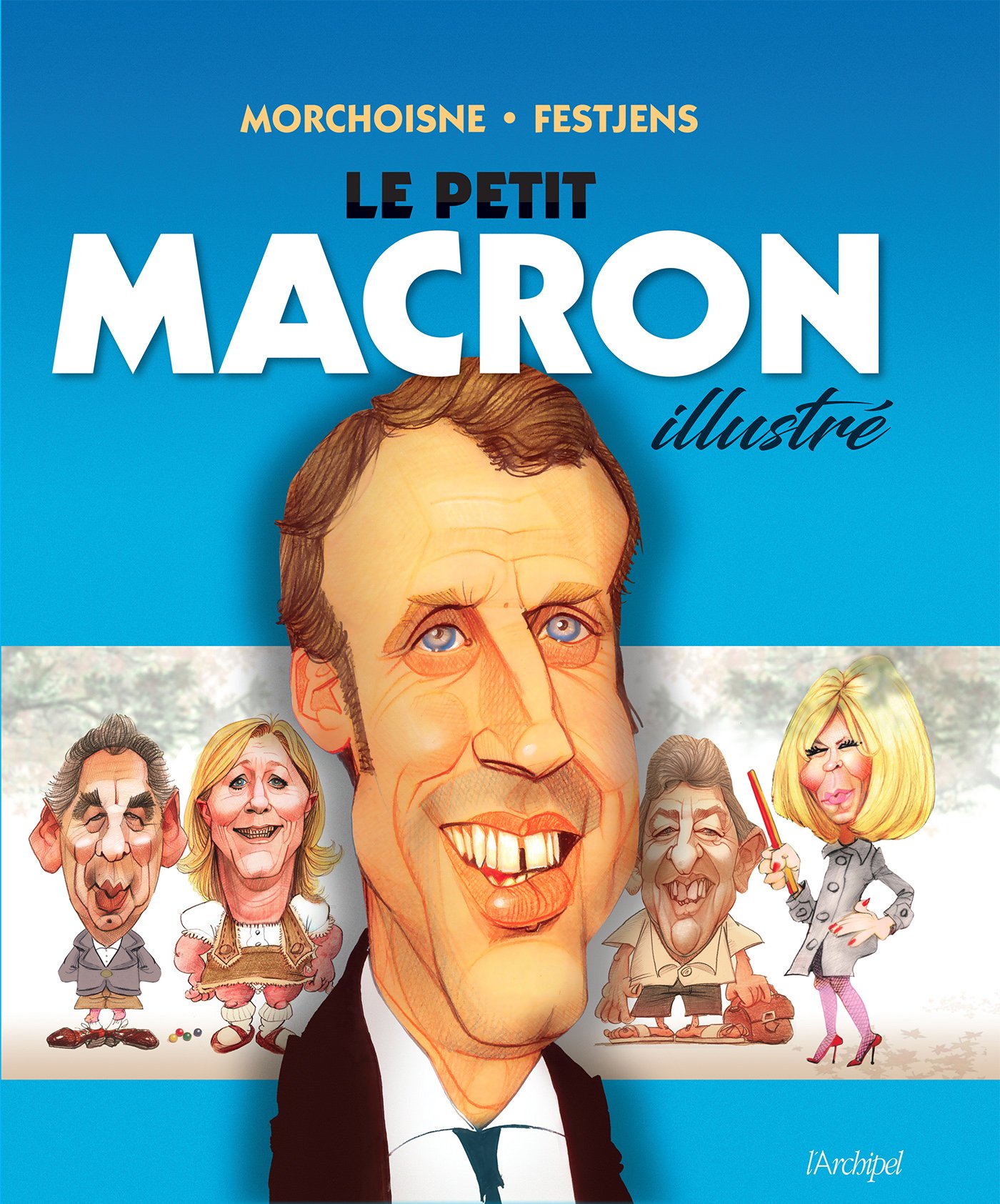 jaquette album Le petit Macron illustré