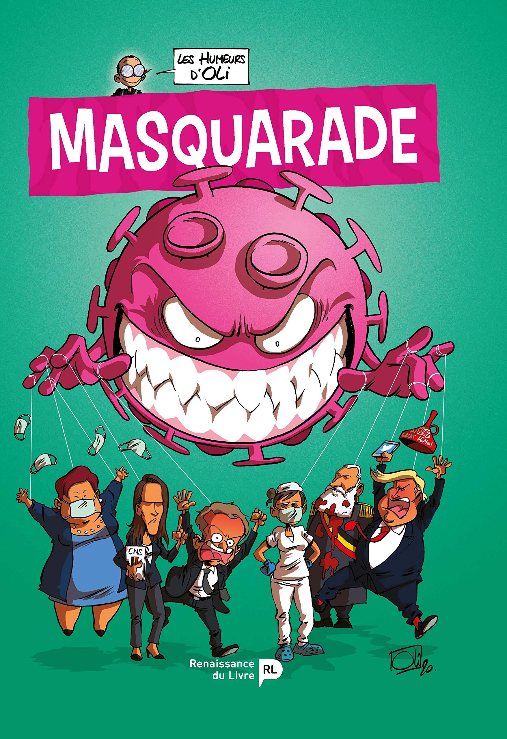 jaquette album Les humeurs d'Oli, Tome 4 : Masquarade